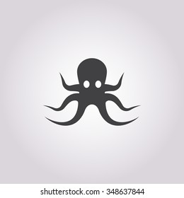 Octopus icon. 