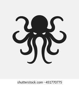 Octopus icon illustration isolated vector sign symbol