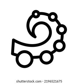 octopus icon or logo isolated sign symbol vector illustration - high quality black style vector icons
