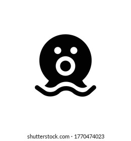 Octopus icon , Sea symbol.