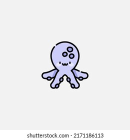 Octopus icon sign vector,Symbol, logo illustration for web and mobile