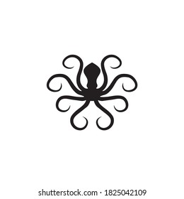 Octopus icon symbol logo design vector template