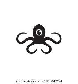 Octopus icon symbol logo design vector template