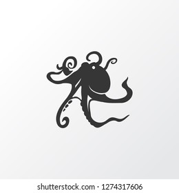 Octopus icon symbol. Premium quality isolated tentacle element in trendy style.