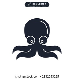 octopus icon symbol template for graphic and web design collection logo vector illustration