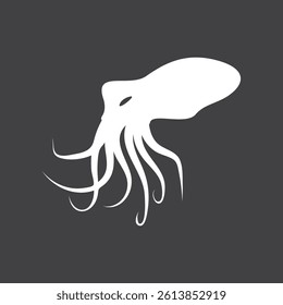 Octopus icon and symbol vector template illustration