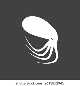 Octopus icon and symbol vector template illustration