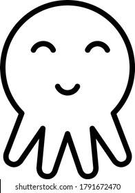 an octopus icon vector design