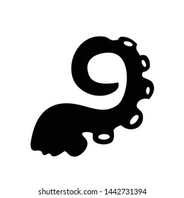 Octopus Icon vector design black color