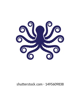 octopus icon Vector Illustration design template