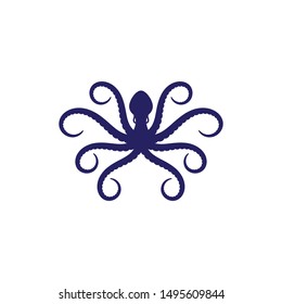 octopus icon Vector Illustration design template