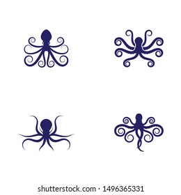 octopus icon Vector Illustration design template