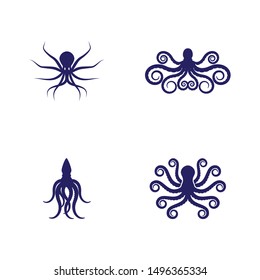 octopus icon Vector Illustration design template