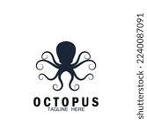 octopus  icon vector illustration template design