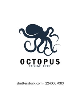 octopus  icon vector illustration template design