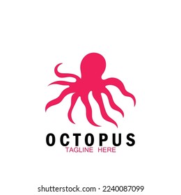 octopus  icon vector illustration template design