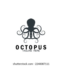 octopus  icon vector illustration template design