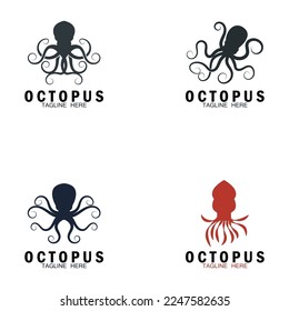 octopus  icon vector illustration template design