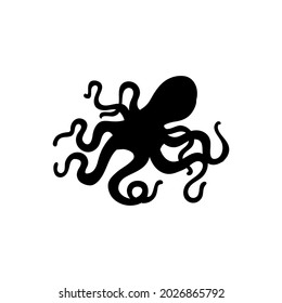 Octopus icon vector. seafood illustration sign collection. Ocean symbol or logo.