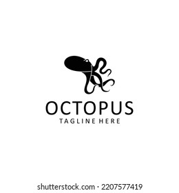 Octopus logo design icon tamplate