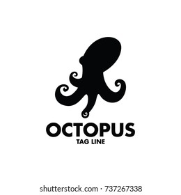 Octopus Logo Design. Modern Design. Vector Illustration