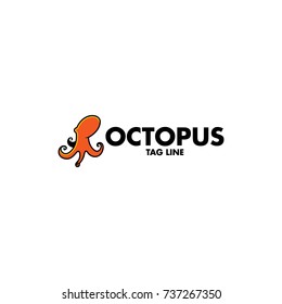 Octopus Logo Design. Modern Design. Vector Illustration