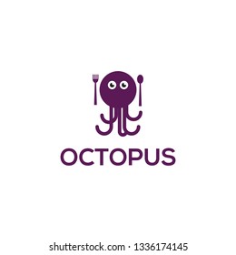 Octopus Logo Design for Sign and Badge