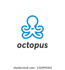Octopus Logo Design Template