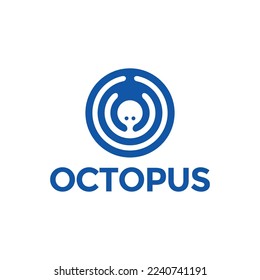 octopus logo design vector design