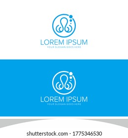 Octopus Logo Design Vector Illustrator