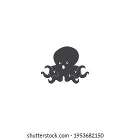 Octopus  Logo design vector template. Symbol concept icon.