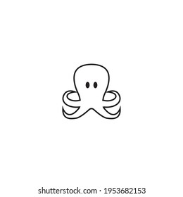Octopus  Logo design vector template. Symbol concept icon.