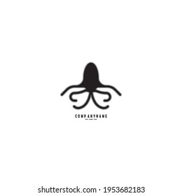 Octopus  Logo design vector template. Symbol concept icon.