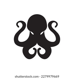 Octopus Logo design vector template. Symbol concept icon.