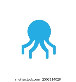 Octopus logo design vector template