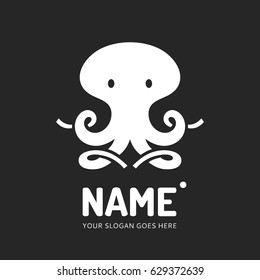 Octopus, logo design vector template. Symbol concept icon.