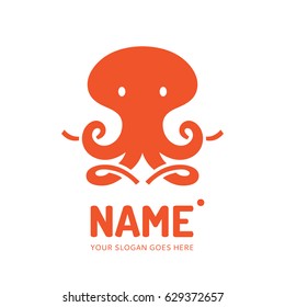 Octopus, logo design vector template. Symbol concept icon.