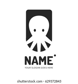 Octopus, logo design vector template. Symbol concept icon.