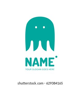 Octopus, logo design vector template.  