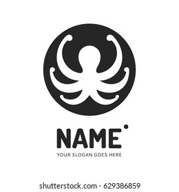 Octopus, logo design vector template. Symbol concept icon.