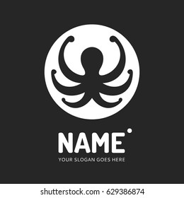 Octopus, logo design vector template. Symbol concept icon.