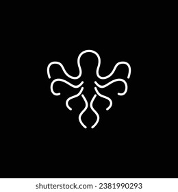 Octopus logo icon design template