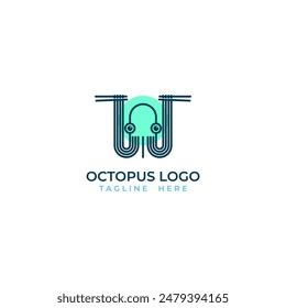 Octopus Logo, Icon, Symbol, for Company or Seafood Restaurant