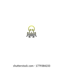 Octopus logo icon vector template