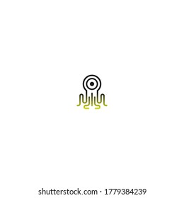 Octopus logo icon vector template