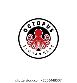 Octopus Logo illustration Design Template