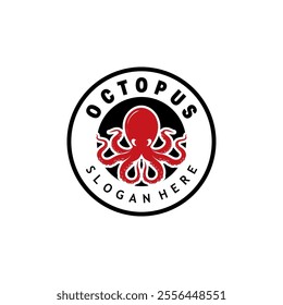 Octopus Logo illustration Design Template