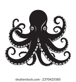 Octopus logo. Isolated octopus on white background