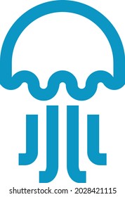 octopus logo in line art style