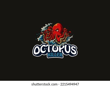 The Octopus Logo Mascot Design